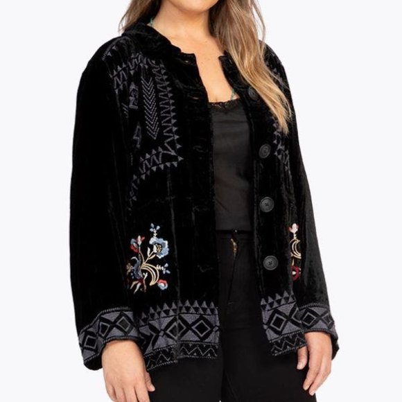 Johnny Was Jackets & Blazers - JOHNNY WAS Elise Pea Coat